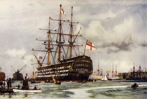 Portsmouth Zaferi, 1812 Kasım Son Komisyonundan Limana Geldi