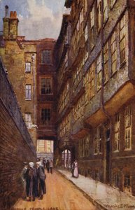Orta Temple Lane, Londra by Charles Edwin Flower