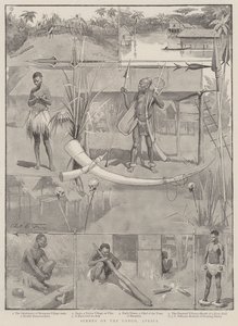 Kongo, Afrika ile ilgili sahneler