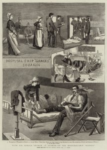 Sör Gerald Graham ile Suakim'de, Hastane Gemisi Ganj'da by Charles Edwin Fripp