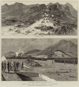 Suakim'deki İngiliz Garnizonu ile by Charles Edwin Fripp
