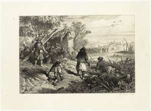 pusu by Charles Emile Jacque