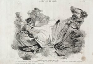 Yoğun Tartışmalı Bir Genç Kadın by Charles Emile Jacque