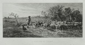 Alana Geliş by Charles Emile Jacque