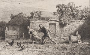 Mürettebat, 1865. by Charles Emile Jacque