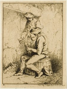 içenler by Charles Emile Jacque