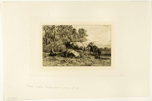Hollandalı İnekler by Charles Emile Jacque