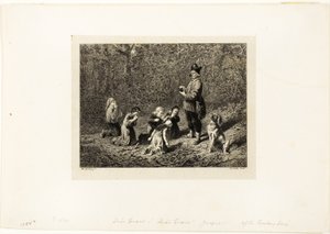 Şiddetli! Şiddetli! Çok ciddi! by Charles Emile Jacque