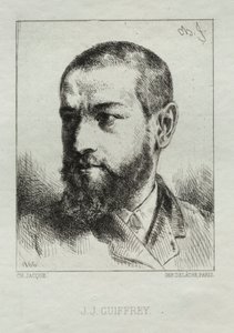 JJ Guiffrey, 1866. by Charles Emile Jacque
