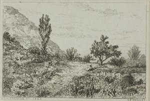 Manzara by Charles Emile Jacque
