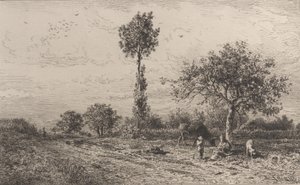 Manzara, 1864. by Charles Emile Jacque