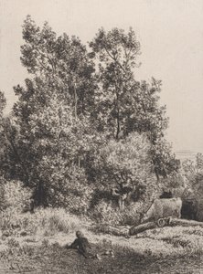 Manzara, 1864. by Charles Emile Jacque