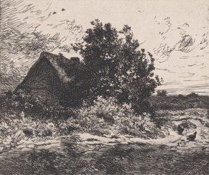 Kercassier Bush, yak. 1875-80. by Charles Emile Jacque