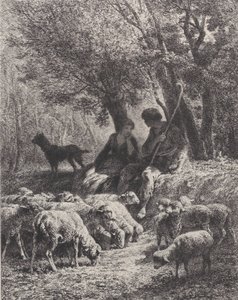 Pastoral Sahne, 1864.