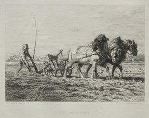 çiftçilik by Charles Emile Jacque