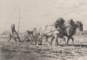 Çiftçilik, 1864. by Charles Emile Jacque