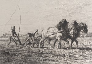 Çiftçilik, 1864. by Charles Emile Jacque