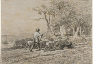  by Charles Emile Jacque