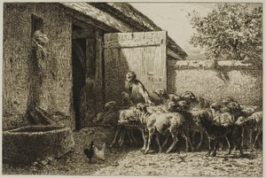 Çoban by Charles Emile Jacque