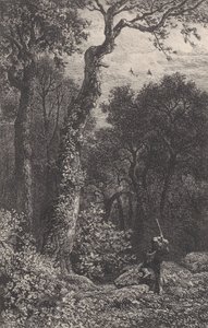 Bir Çulluk Vurmak, 1864. by Charles Emile Jacque