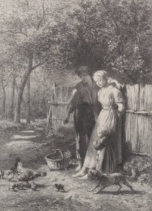 Bahar, 1864. by Charles Emile Jacque