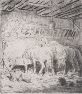 Kararlı, 1848. by Charles Emile Jacque