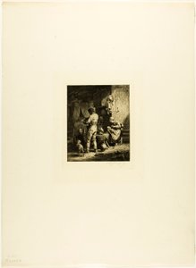 Akşam yemeği by Charles Emile Jacque