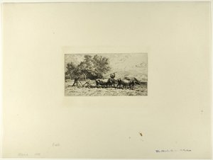 Öküz Takımı by Charles Emile Jacque