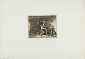 Kart Oyuncular by Charles Emile Jacque