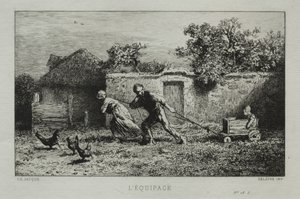 Ekipman. by Charles Emile Jacque
