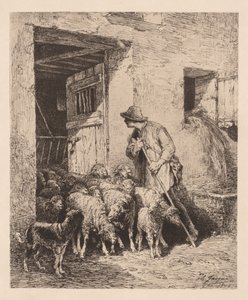 Sürüden Çıkış Sürüden Çıkış, 1876. by Charles Emile Jacque