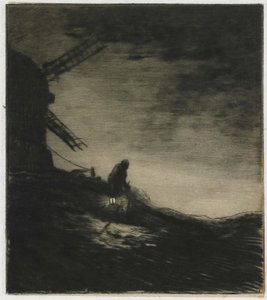 The Mill, 1848 (chine collé