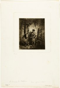 Domuz-Kasap by Charles Emile Jacque