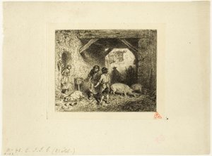Domuz Katilleri by Charles Emile Jacque