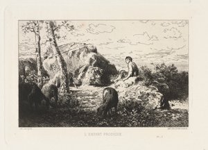 Müsrif Oğul by Charles Emile Jacque