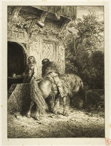 Binici by Charles Emile Jacque