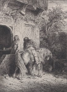 Binici, ca. 1845. by Charles Emile Jacque