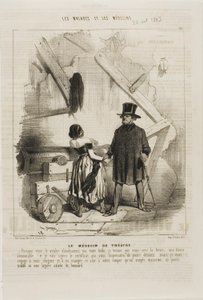Tiyatro Doktoru (levha 25) by Charles Emile Jacque