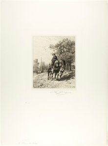 Çekme Yolu by Charles Emile Jacque