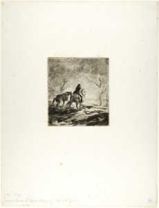 Atlı Gezgin by Charles Emile Jacque
