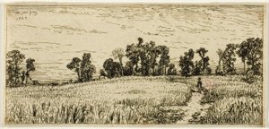 Buğday tarlası by Charles Emile Jacque