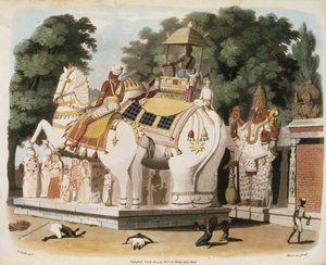 Yerliler hükümdarlarına saygılarını sunarlar, oyma Thomas Medland (1755-1823) 1803