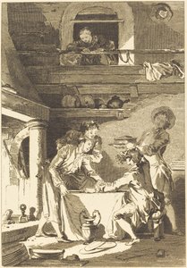 yılan balığı ezmesi by Charles Emmanuel Patas after Jean Honoré Fragonard