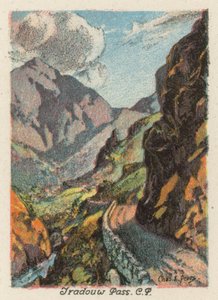 Güney Afrika: Tradouw Geçidi, CP (renkli lito) by Charles Ernest Peers