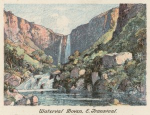 Güney Afrika: Waterval Boven, E Transvaal (renkli lito) by Charles Ernest Peers