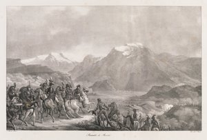 Rivoli Muharebesi, 19. yüzyılın başlarında (lito) by Charles Etienne Pierre Motte