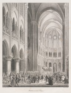 Kilisenin Yeniden Kuruluşu, 19. yüzyılın başlarında yüzyıl (lito) by Charles Etienne Pierre Motte