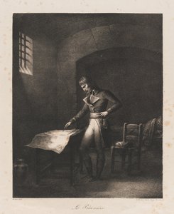 Mahkum, 19. yüzyılın başları (lito) by Charles Etienne Pierre Motte
