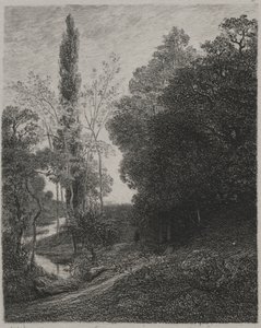 Kuzen Nehri Kıyıları, 1850. by Charles Francois Daubigny