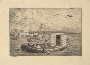 Kıyıya Çağrı, 1861. by Charles Francois Daubigny